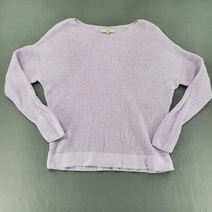 Loft Women's Purple Long Sleeve Crew Neck Sweater Size Large - Picture 1 of 11