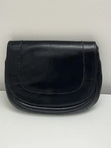 Bolso de Hombro Hobo The Original Cuero Genuino Negro Cartera Correa Ajustable + - Imagen 1 de 8