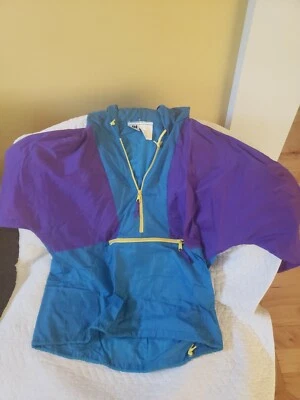 Chaqueta cortavientos impermeable HELLY HANSEN con capucha azul hielo para mujer talla M Foto 1 de 4