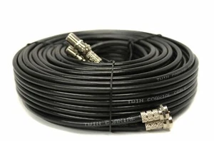 Escopeta coaxial negra de plomo cable de extensión satelital doble de 1 m de metro para Sky HD Q - Imagen 1 de 10