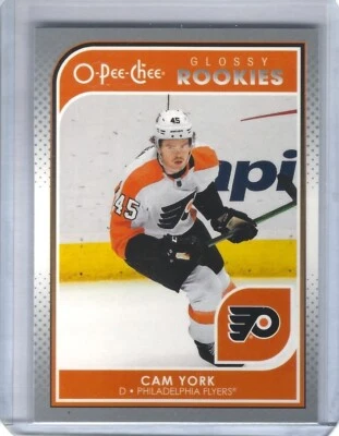 2021-22 O-Pee-Chee Glossy #R3 Cam York Rookie Card - Image 1 of 2