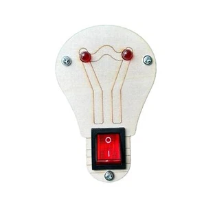 Wooden Busy Board Accessory Activity Board Material LED switch Preschool - Picture 1 of 6