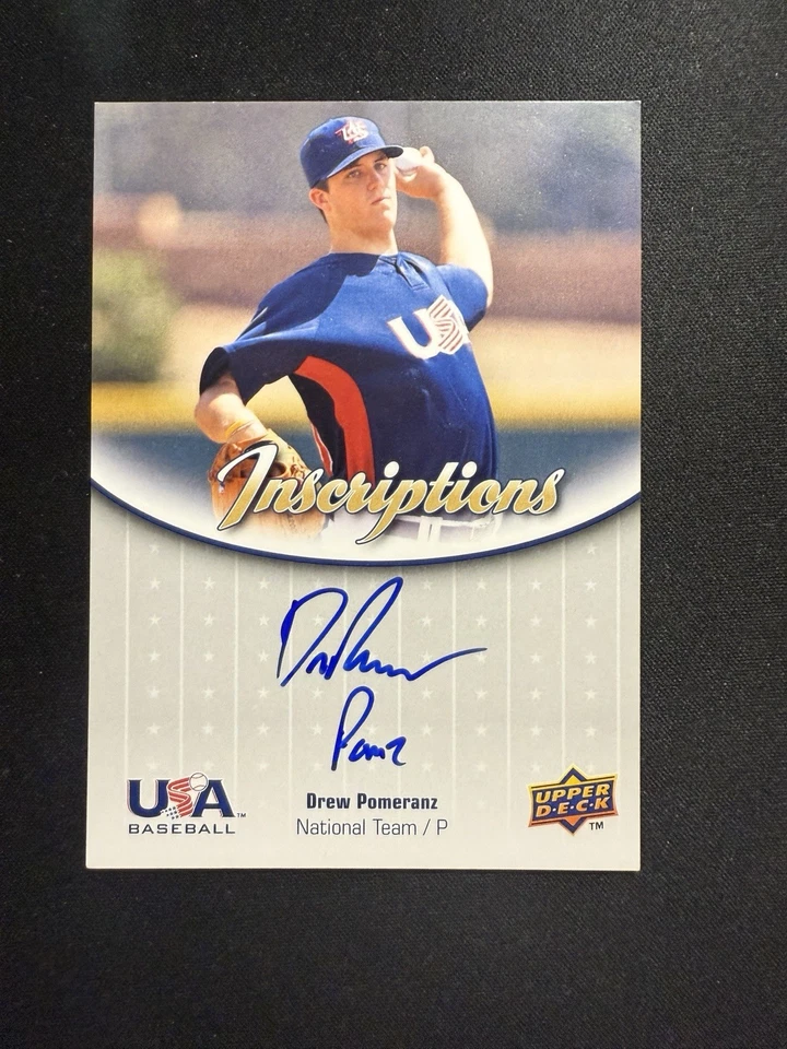 Drew Pomeranz 2009 Upper Deck EE. UU. Caja Set Inscripciones Automático Novato #INNT-DP EE. UU. Foto 1 de 2