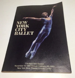 New York City Ballet 77th New York Season Lincoln Center Program January 1983 - Picture 1 of 24