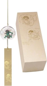 ADERIA Japanese Summer Wind Chime Fujin Raijin in Gift Box 6116 From Japan - Picture 1 of 6