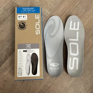 SOLE Active dünne Plantarfasziitis Einlegesohlen mit Met Pad Herren Damen Größe M 9 W11 - Bild 1 von 7