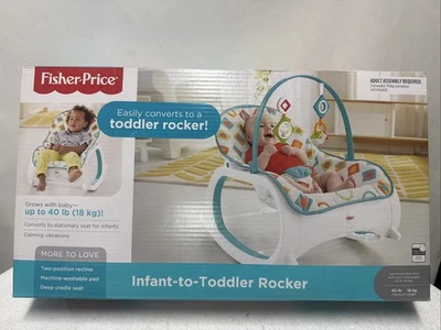 Silla balancín Fisher-Price CMP83 de bebé a niño pequeño - Geo Diamonds bebé Foto 1 de 4