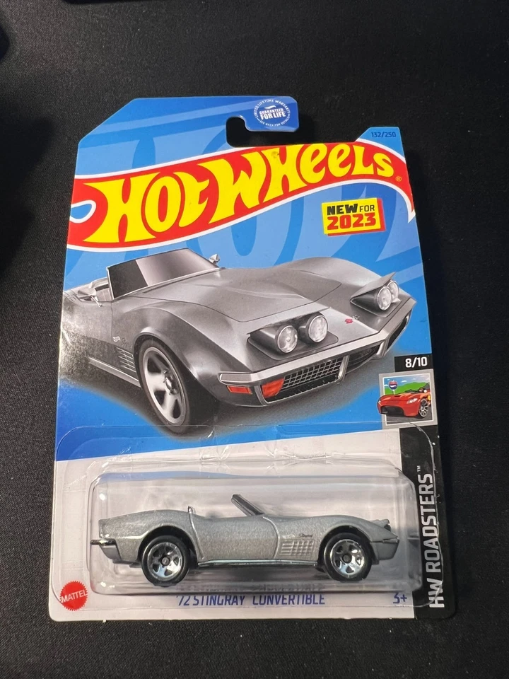 Hot Wheels '72 Stingray Convertible 132/250 HW Roadsters 8/10 2021 NEW - Image 1 of 1