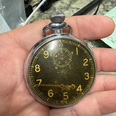 Reloj de parada Waltham Segunda Guerra Mundial Tipo A-8 Navegación Velocidad en Tierra PARA REPUESTOS REPARACIÓN RARO Foto 1 de 3