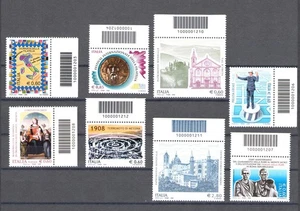 2008 Italien, Barcodes 8 Werte postfrisch ** ohne Corriere dei Piccoli - Bild 1 von 1