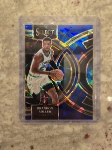 2023-24 Panini Select Premier Blue Cracked Ice Prizm #130 Brandon Miller RC - Picture 1 of 2