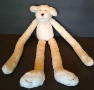 Peluche Tie-Dye rosa pastel colgante manos pegajosas amarillo blanco 18" - Imagen 1 de 6