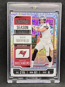 Baker Mayfield RARE MOJO TICKET REFRACTOR INVESTMENT CARD BUCCANEERS MINT - Picture 1 of 2