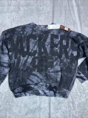 Green Bay Packers Mitchell Ness Retro Mujer XL Tie Dye Cuello Redondo Sudadera Foto 1 de 4