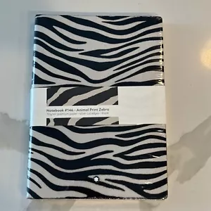 Montblanc #146 Notebook Pony Hair Zebra Premium Paper Blank Silver Edge New - Picture 1 of 5