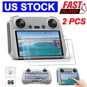 2Pcs Tempered Glass Screen Protector for DJI RC & RC2 Remote Control accessories - Picture 1 of 11