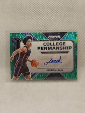 2023-24 PRIZM DRAFT PICKS JARED MCCAIN ROOKIE AUTO GREEN PULSAR /25 DUKE