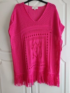 NEXT Barbie pink Cape knitwear, size M, New - Picture 1 of 7