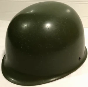 MARX Giocattolo Vintage Marina Militare/Esercito USA Casco Plastica Verde Stati Uniti RARO - Foto 1 di 14