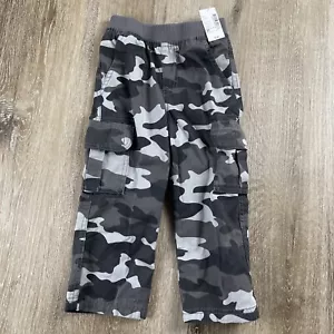 THE CHILDREN'S PLACE Boys' Size 12 Camouflage Cargo Pants Adjustable Waist - Picture 1 of 15