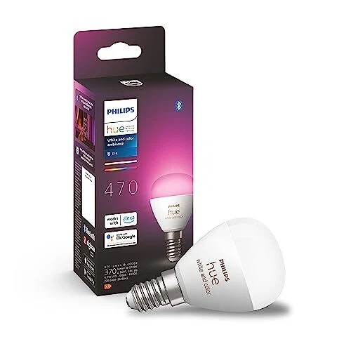 4856824 Philips Philips Hue White and Color ambiance Sferetta - lampadina connes