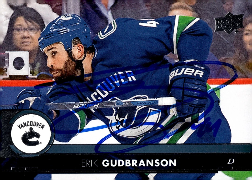 Erik Gudbranson - Signed 2017-18 Upper Deck Series 2 Card #426 - Canucks - Image 1 of 2