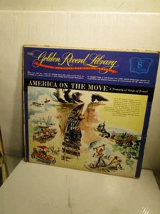 GOLDEN RECORD LIBRARY VOL 8 SONGS OF TRAVEL LP 1959 - Picture 1 of 1
