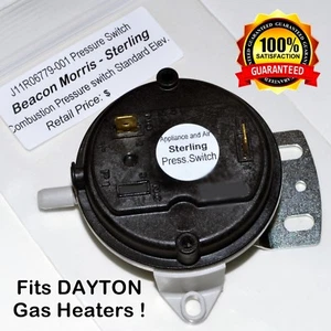 Beacon Morris Sterling J11R06779-001 Vacuum Pressure Switch +Instr. ships TODAY! - Picture 1 of 6