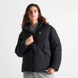 Timberland Synthetic Insulated Mens Puffer Jacket TB0A6WRT Black Large NWT - Picture 1 of 6