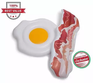SOMMERVERKAUF: Speck & Ei aufblasbarer Pool Schwimmer Schwimmwasser Spielzeug Schwimmer - Bild 1 von 10