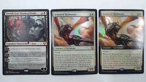 MTG (JUEGO DE 3 CARTAS) Tevesh Szat, Doom~ + Lámina blindada Skyhunter y lámina sin bordes - Imagen 1 de 7