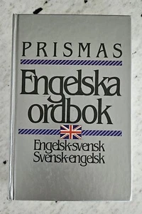 PRISMAS ENGELSKA ORDBOK 1990 HC Grammatik Engelska-Svensk-Svensk-Engelsk - Picture 1 of 5