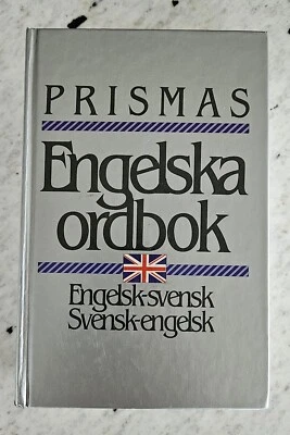 PRISMAS ENGELSKA ORDBOK 1990 HC Grammatik Engelska-Svensk-Svensk-Engelsk - Image 1 of 4