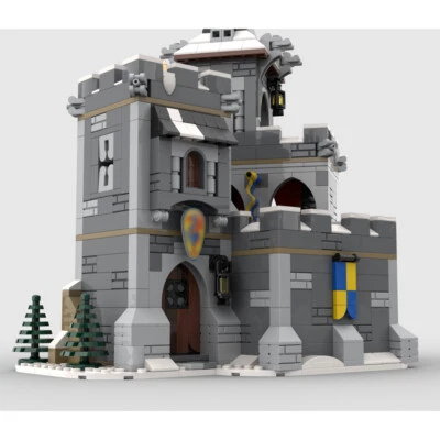 MOC-139872 Small Castle Northern Tower: Dragon's Nest with Interior 971 Pieces - Image 1 of 4