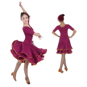 NEU Latino salsa Kleid TanzKleid LatinaKleid Latein Kleid Turnierkleid#C006 - Picture 1 of 10