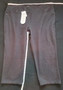 Diane Gilman Hose DG2 Jeans Style Caprihose 2X Top PASSFORM!!! Pull On Neu mit Etikett - Bild 1 von 5