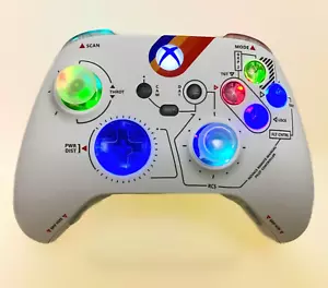 Starfield Microsoft Xbox One Controller - White - w custom LED mod - great GIFT - Picture 1 of 12