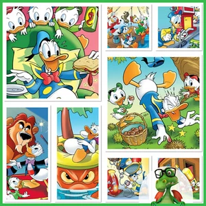 Disney Collect Topps - APRIL FOOLS' DAY SET W/AWARD - 8 Cards - GDL - Picture 1 of 11