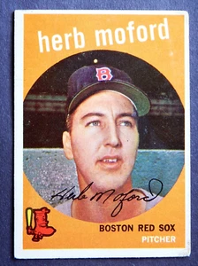 Herb Moford #91 Topps 1959 Baseball Card (Boston Red Sox) * - Picture 1 of 2