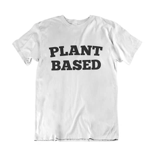 Camiseta vegana amigable con los animales - Plant Based College - Regalo de Navidad para mujeres para hombres - Imagen 1 de 3