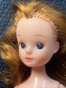 Licca Chan 2. Generation Takara Japan Puppe 21 cm rote Haare Vintage unvollständig - Bild 1 von 13