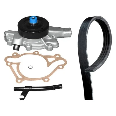 For Dodge Dakota 93-95 Engine Coolant Water Pump and Serpentine Belt Kit Foto 1 de 2