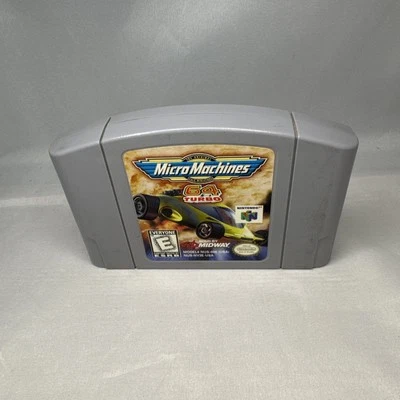 Micro Machines 64 Turbo (Nintendo 64,1999) Vintage Auténtico Limpio Probado N64 Foto 1 de 3
