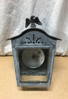 Aplique de pared exterior de metal de colección 3 Lite lámpara águila de latón antiguo 1772-25B Foto 1 de 4