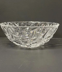 Tiffany & Co. Ciotola in cristallo firmata - vetro taglio 10" con girandola design starburst - Foto 1 di 8
