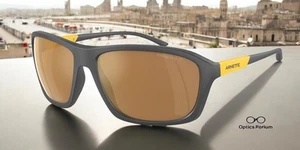ARNETTE AN4329 28702T Nitewish Grey Brown Gold Polarized 63mm Men's Sunglasses - Foto 1 di 2