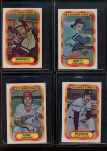 1977 Kellogg’s 3D Super Stars Complete Set (57) NM No Cracks - Picture 1 of 6