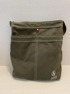 AIGLE Messenger Bag Shoulder Bag Khaki - Picture 1 of 10