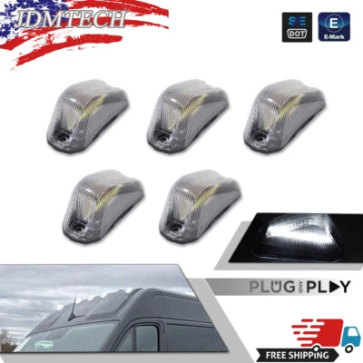 For Dodge RAM Promaster 1500 2500 3500 2014-2023 Front LED Cab Roof White Lights - Image 1 of 4