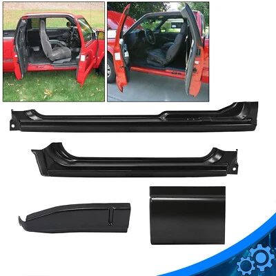 Outer Rocker Panel & Cab Corner For 1995-2003 Chevy S10 & GMC Sonoma 3rd Ext Cab - Image 1 of 4
